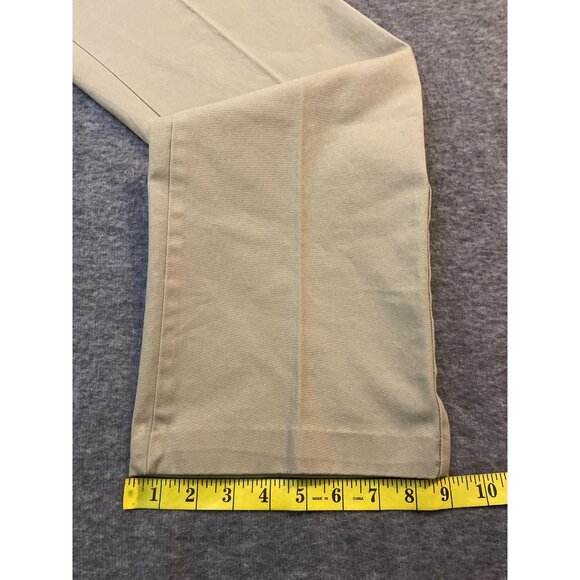 Vintage Duck Head Pants Mens 32x34 Beige Khaki Chino Cotton Flat Front USA - Picture 7 of 10